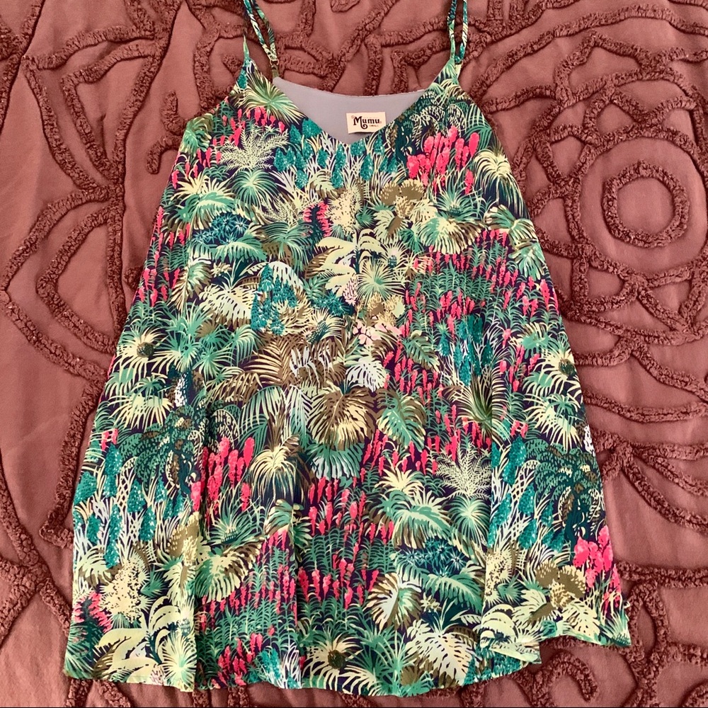 SMYM tropical swing dress